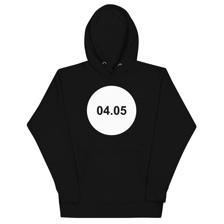 Black 04.05 Circle Hoodie — front