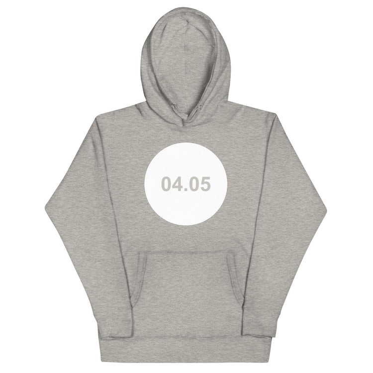 Gray 04.05 Circle Hoodie — front
