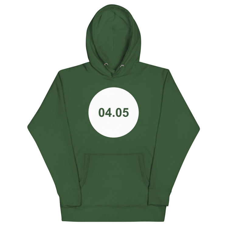 Green 04.05 Circle Hoodie — front