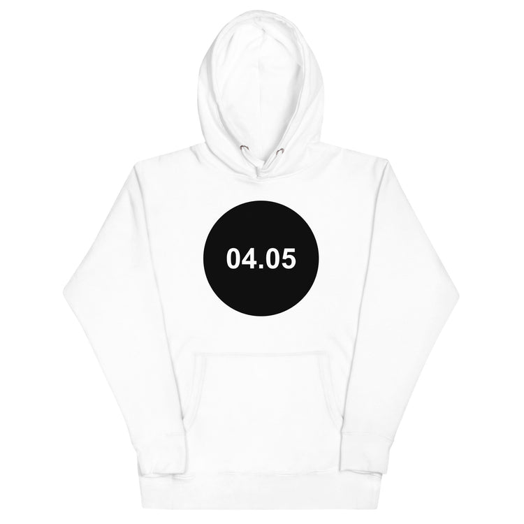 White 04.05 Circle Hoodie — front